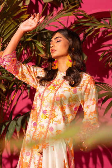 Alkaram SEC-14-24 Off White Rang E Bahar Collection Online Shopping